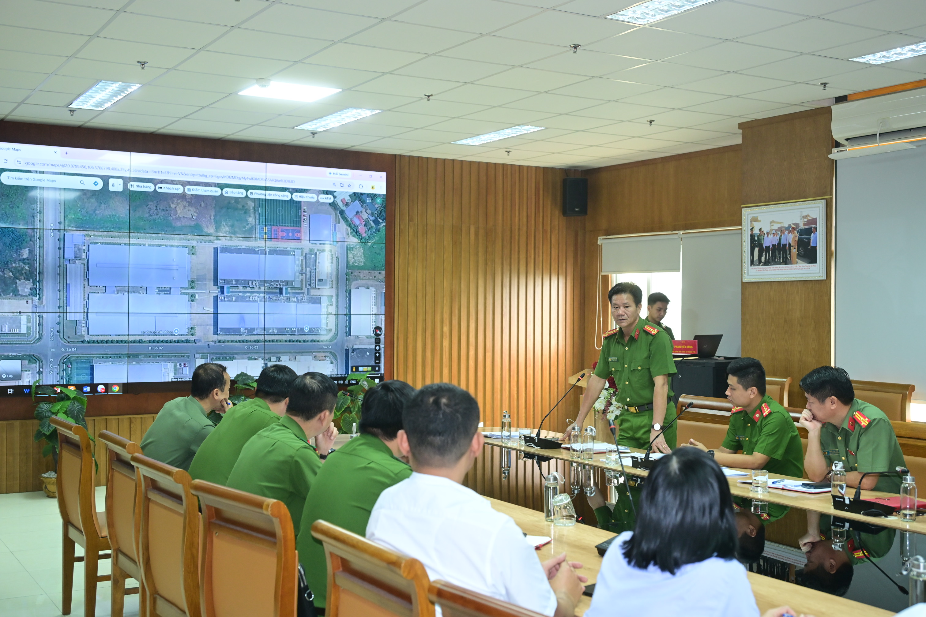 Phòng Cảnh sát PCCC và CNCH: Triển khai thực tập phương án chữa cháy và CNCH tại Công ty TNHH PHIHONG Việt Nam